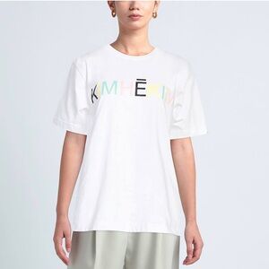 KIMHĒKIM White Logo T-Shirt - Size Medium